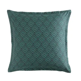 Secret Garden Green European Pillowcase by Logan and Mason