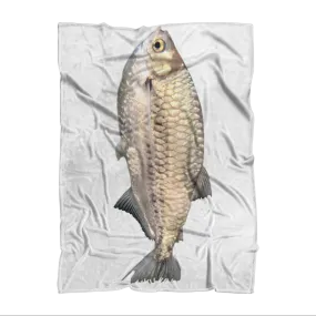 Silver Fish Sublimation Throw Blanket