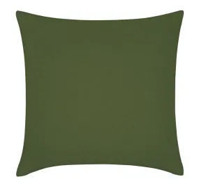 Stonewashed French Linen European Pillowcase Olive