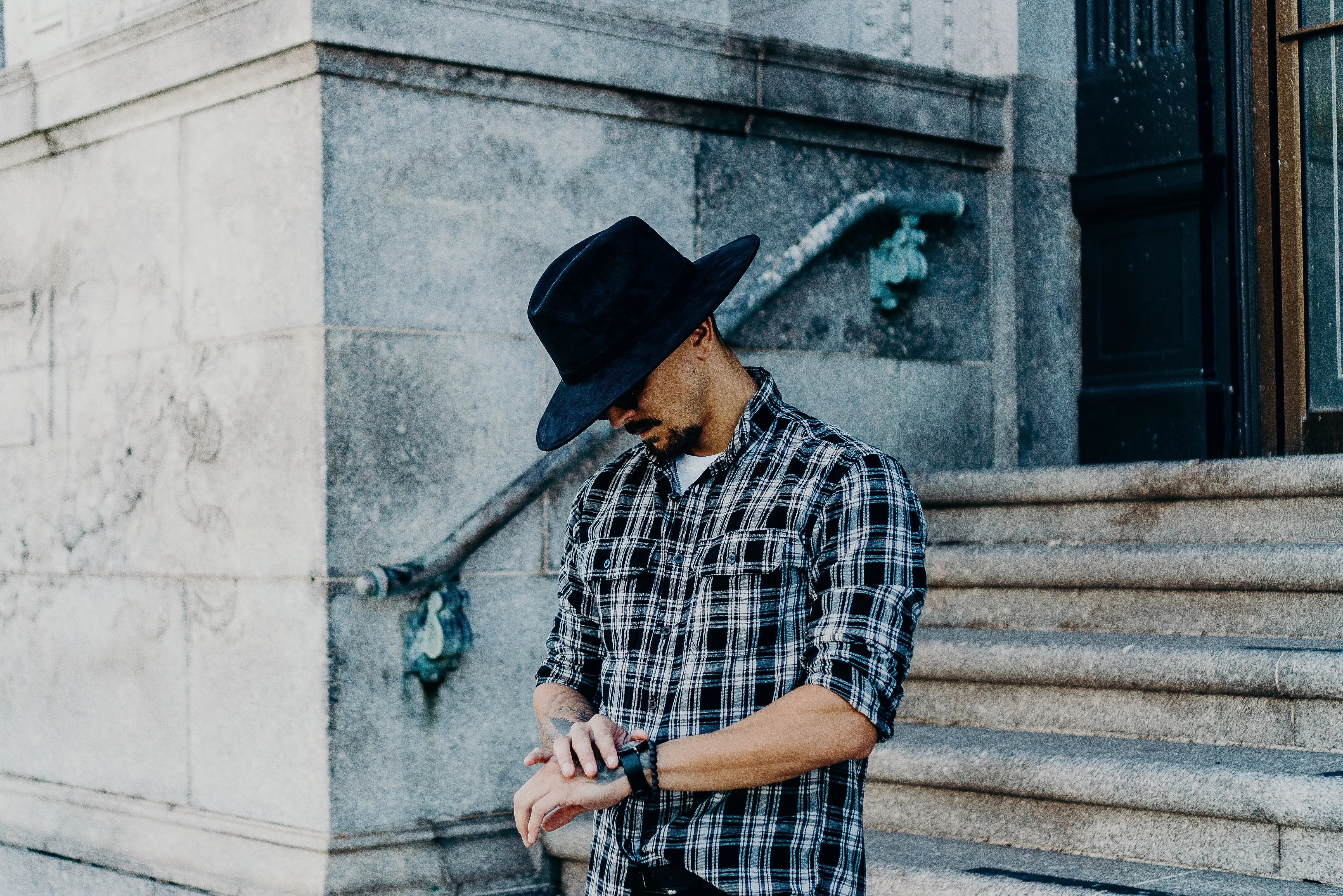 Suede Indiana Hat- Dark Brown