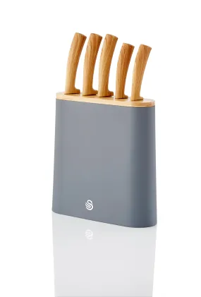 Swan Nordic 5 Piece Knife Block