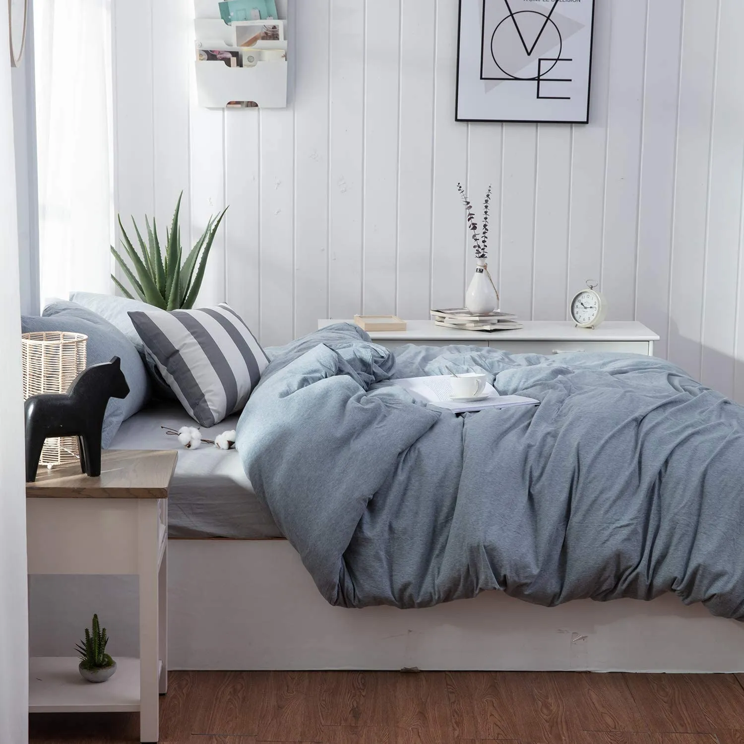 The Loft Blue Bed Set