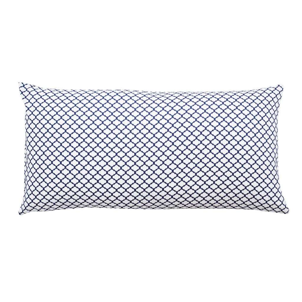 The Navy Blue Cloud Throw Pillow