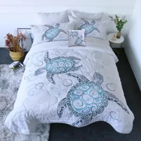 The Sea Turtle Twist Quilt Set