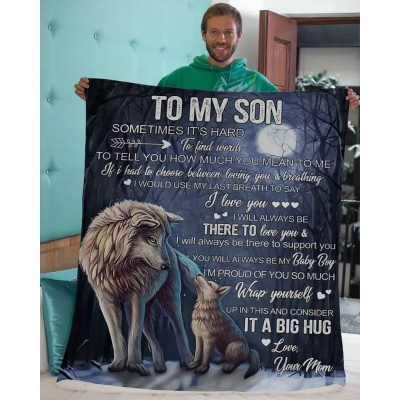 To My Son - From Mom - A323 - Premium Blanket