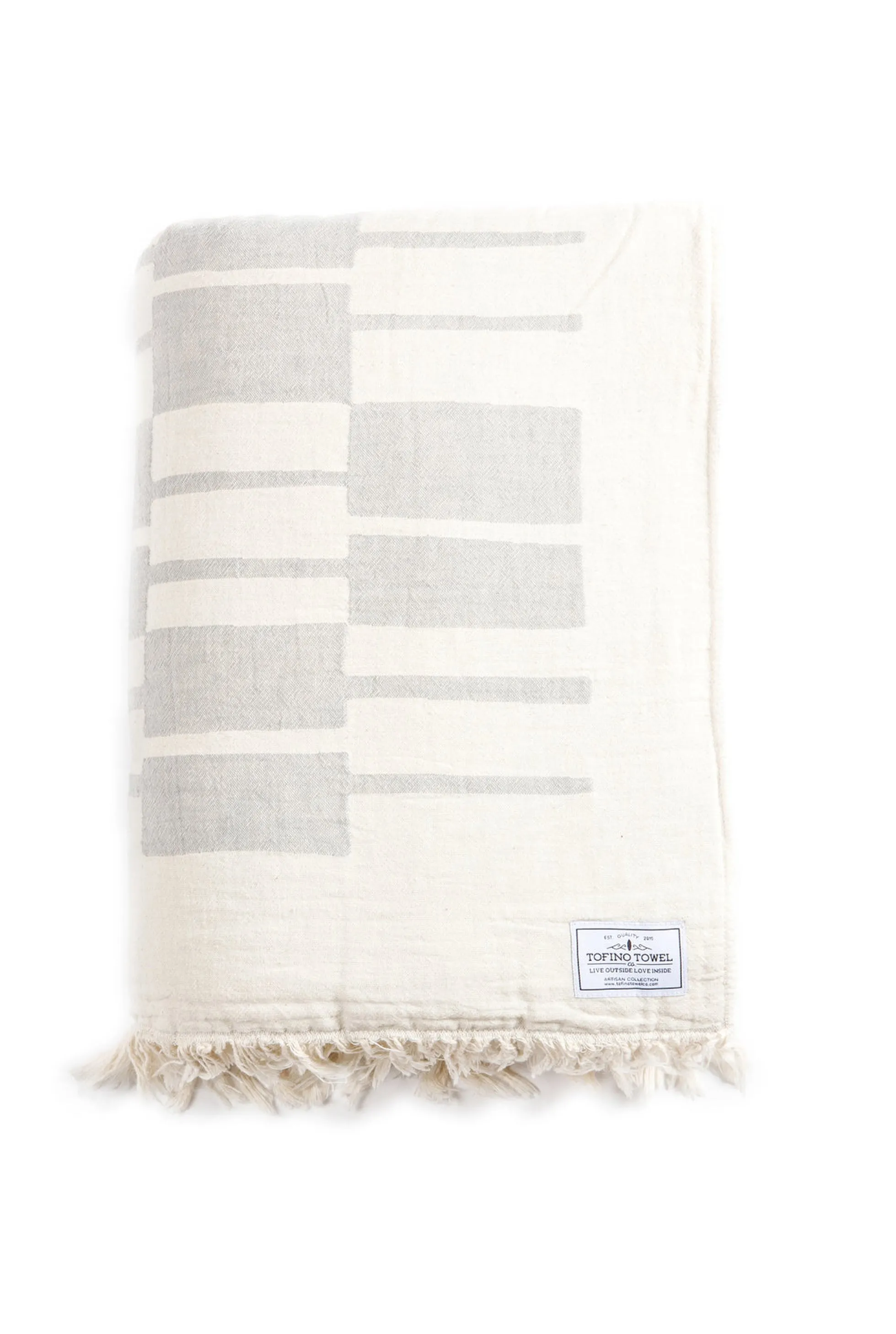 Tofino Towel The Vance Fleece Throw - Pewter