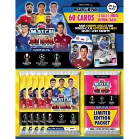 Topps 2021-22 Match Attax Mega Multi Pack Trading Cards