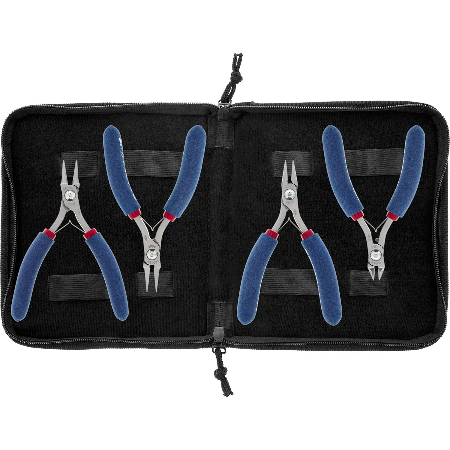 Tronex General Purpose Pliers & Cutter Set, Short Jaw In Case (Standard Handles)