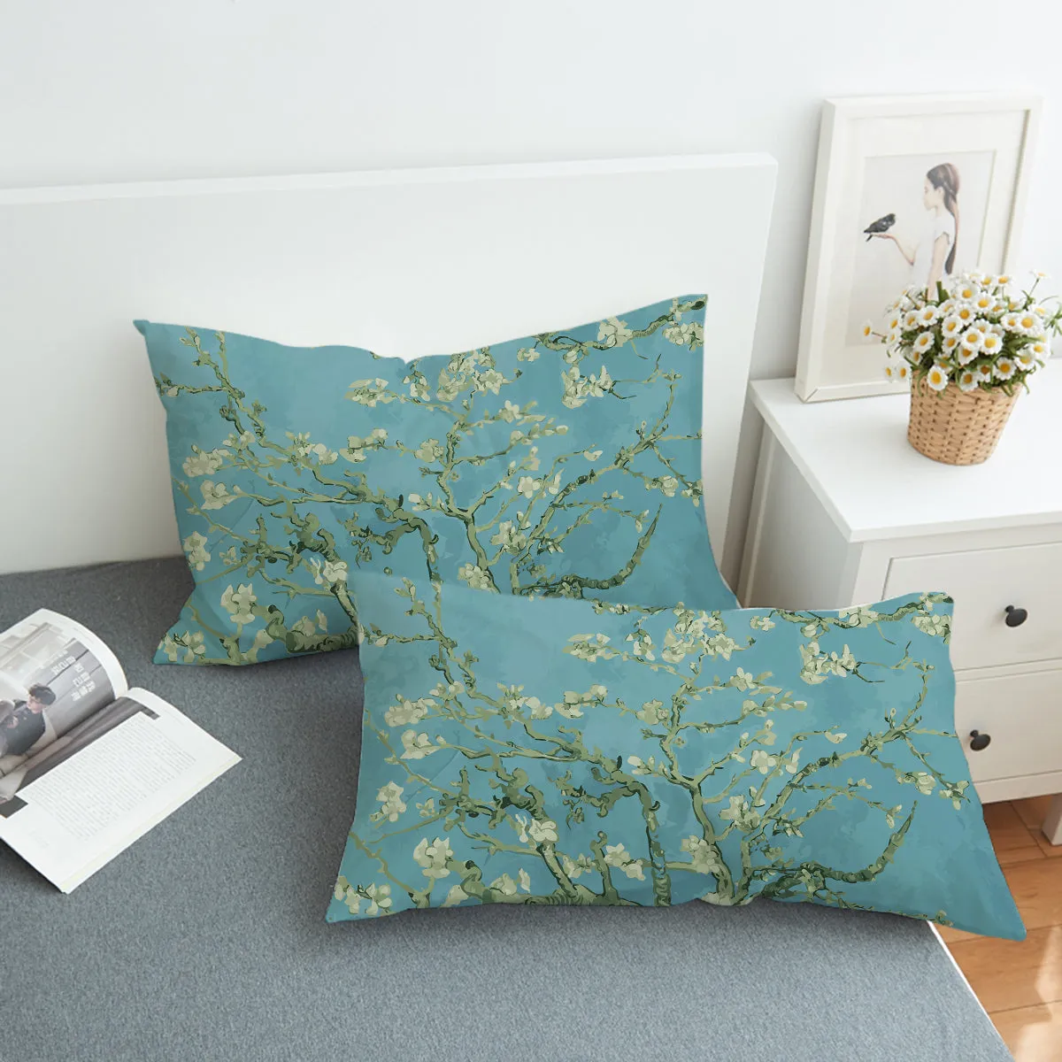 Van Gogh Almond Blossoms Bedding Set