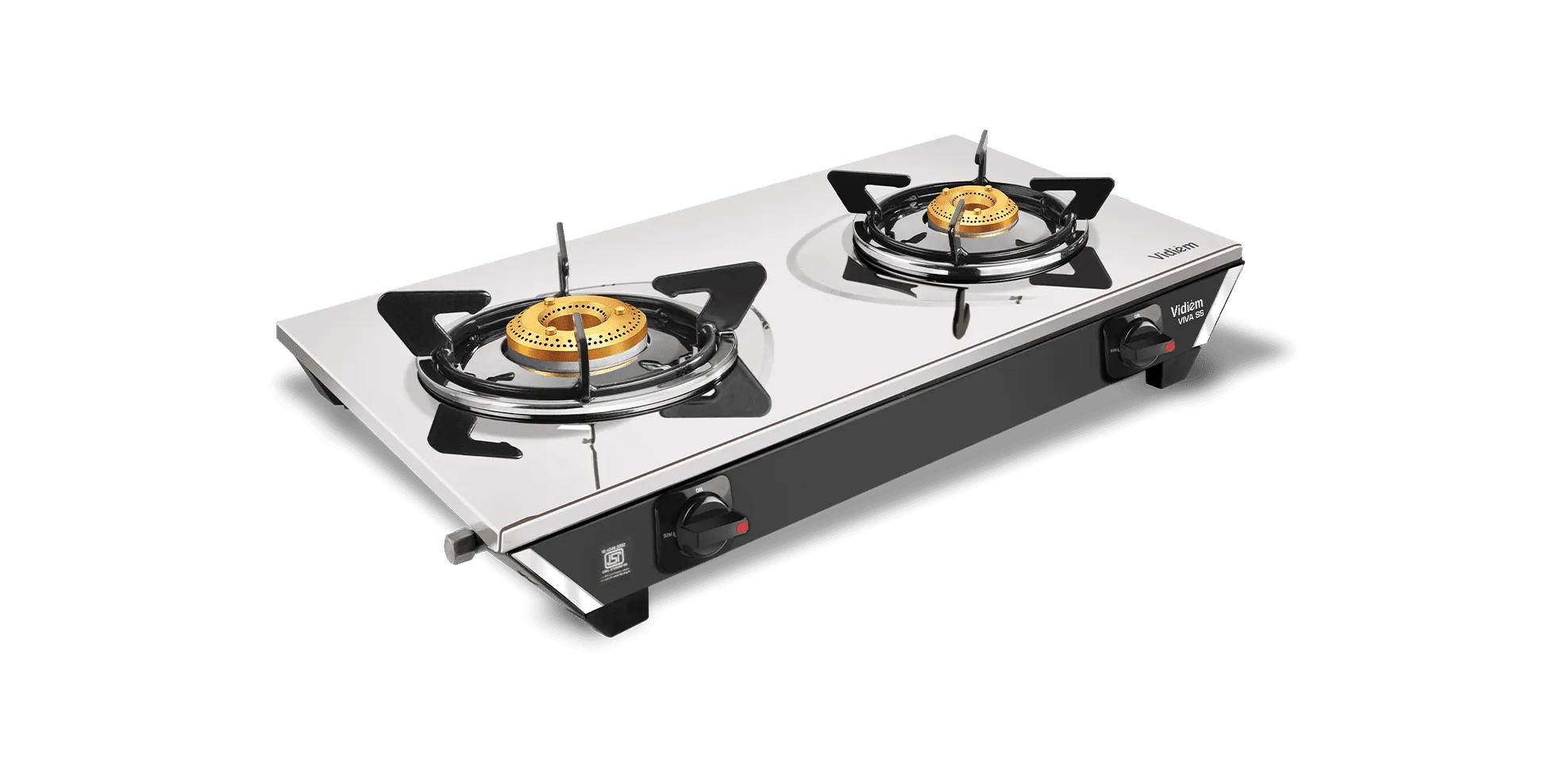 VIDIEM VIVA SS 2 BURNER GAS STOVE