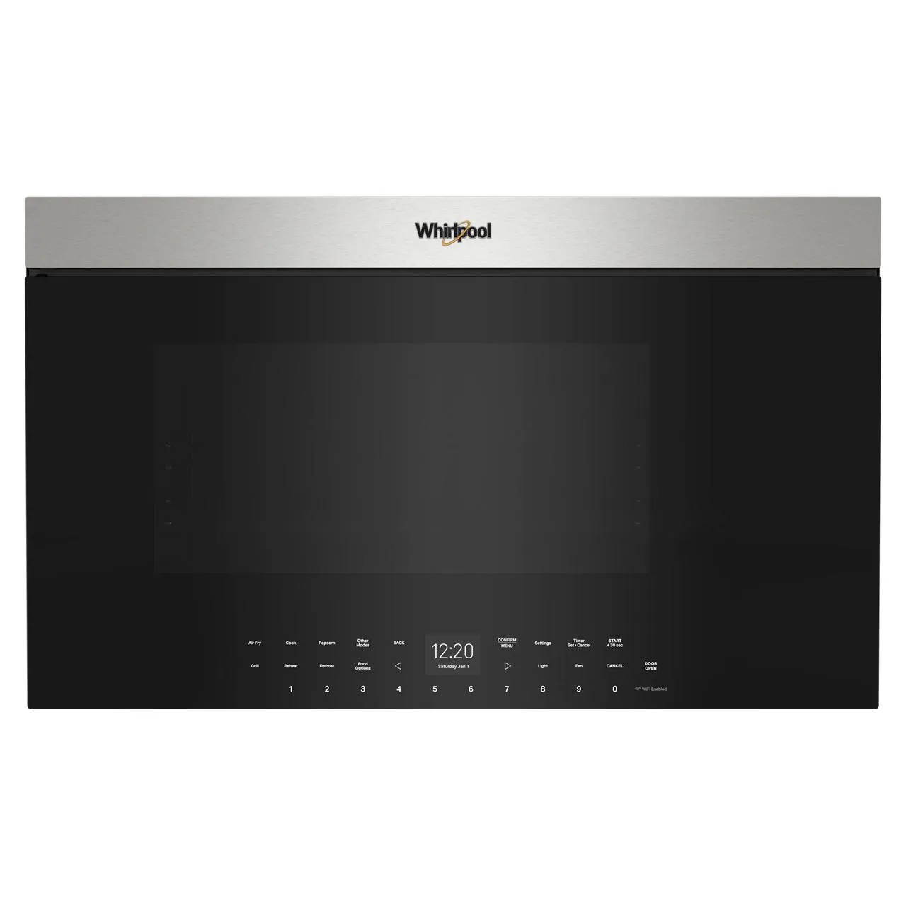 Whirlpool 30-inch, 1.1 cu. ft. Over-the-Range Microwave Oven with Air Fry Technology YWMMF7330RZ