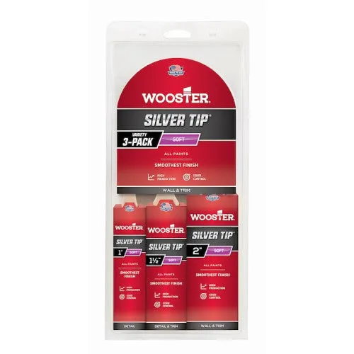 Wooster Silver Tip Varnish 3 Pack