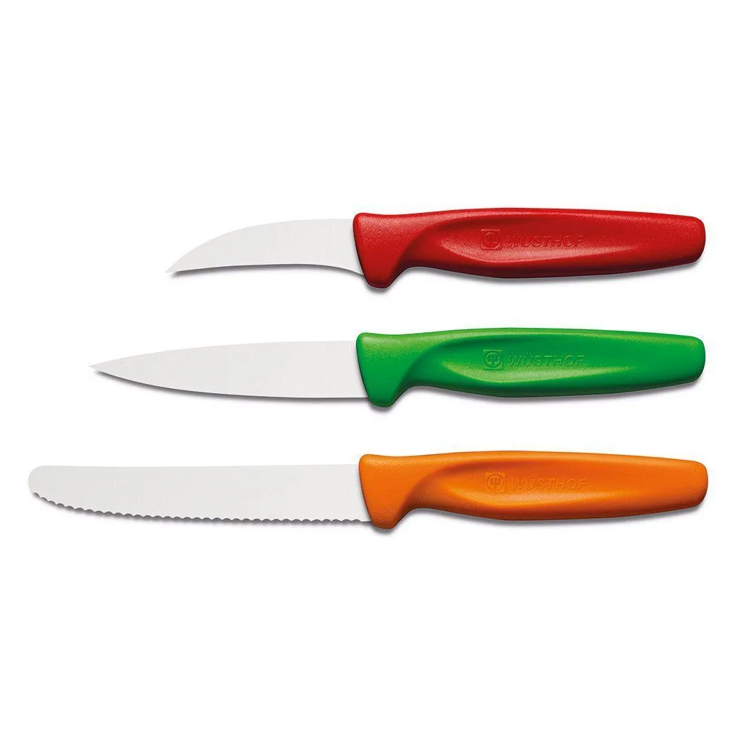 Wusthof Zest 3-piece Paring Knife Set