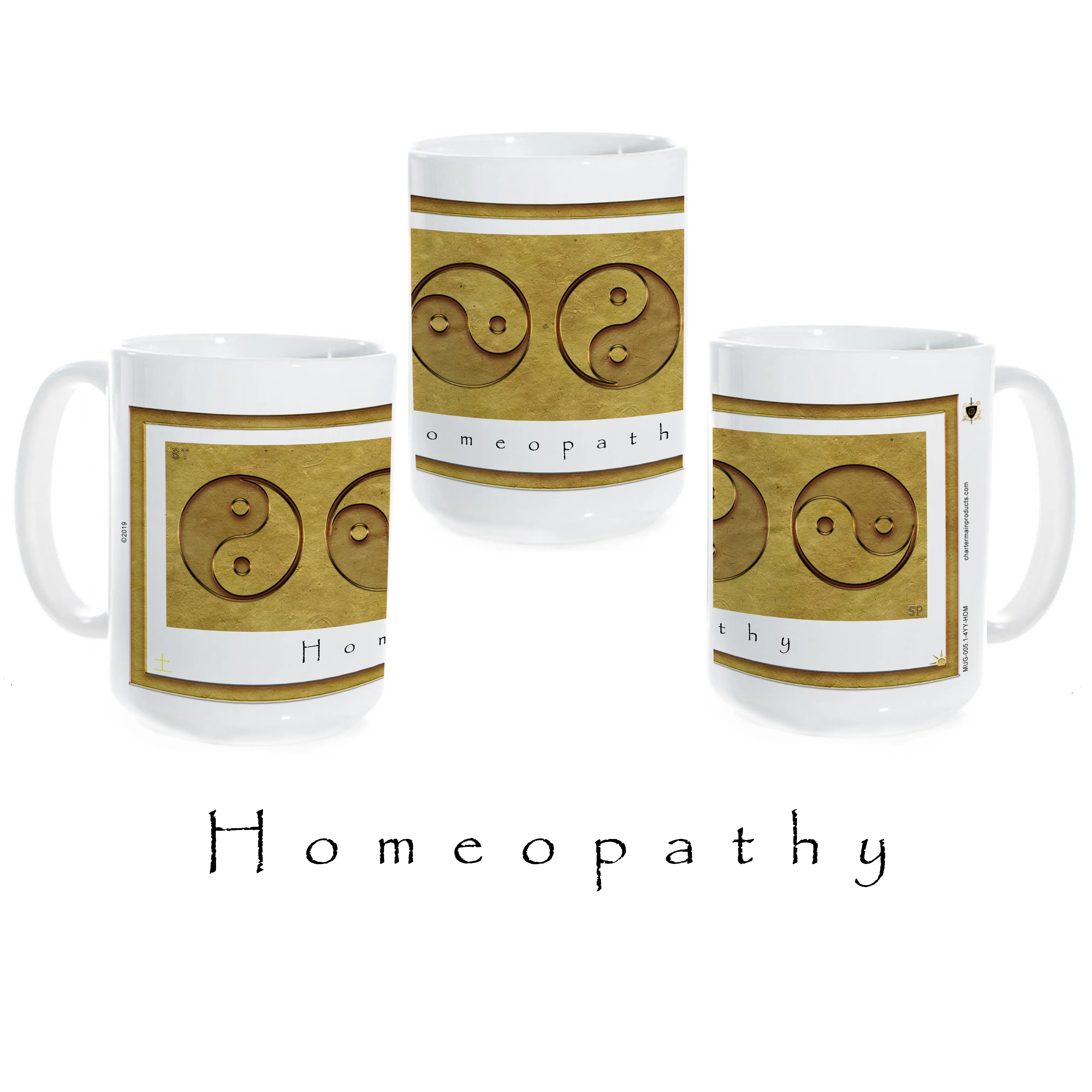 Yin Yang Coffee Mug "Earth" (Homeopathy)