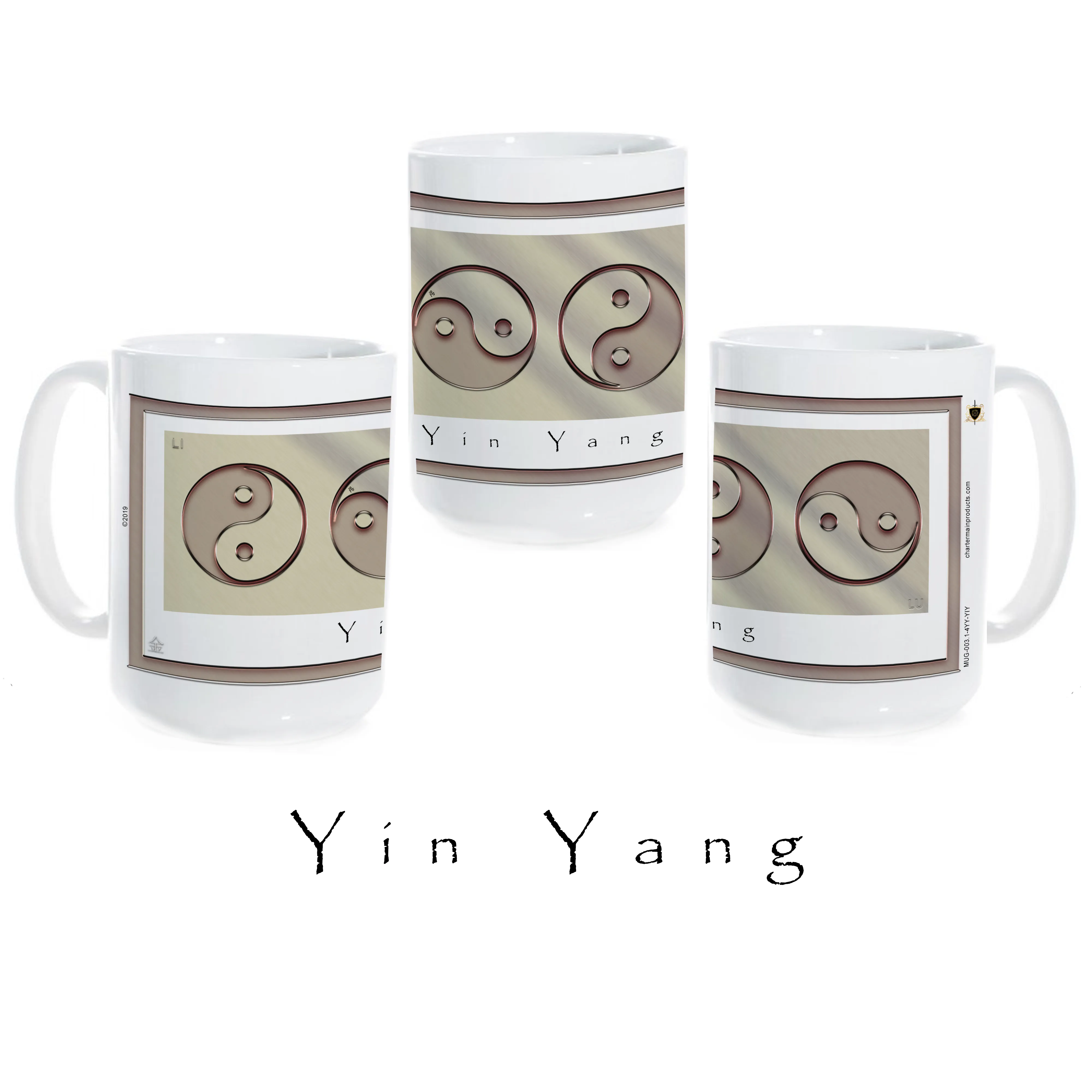 Yin Yang Coffee Mug "Metal" (Yin Yang)